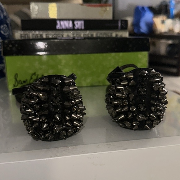 SAM EDELMAN | “Bellatrix” Embellished Spikes and Rhinestone Sandals | Size: 7.5 - Picture 7 of 7